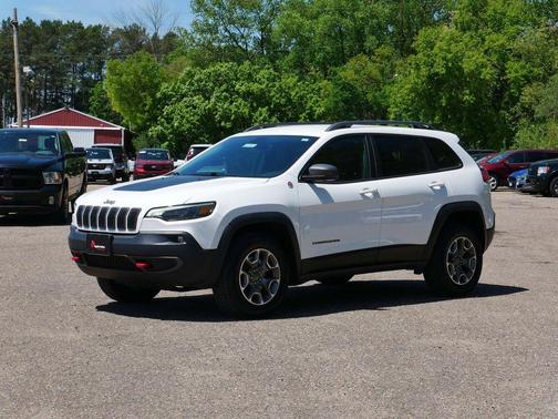 Bright White Clearcoat 2020 Jeep Cherokee Trailhawk