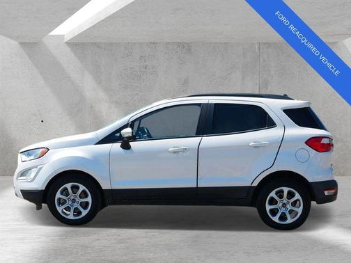White Platinum Clearcoat Metallic 2019 Ford EcoSport SE