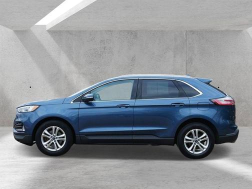 Blue Metallic 2019 Ford Edge SEL