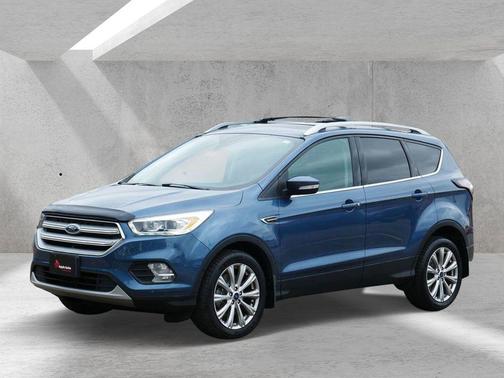 Blue Metallic 2018 Ford Escape Titanium