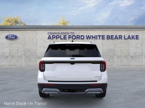 White Metallic 2026 Ford Explorer Platinum