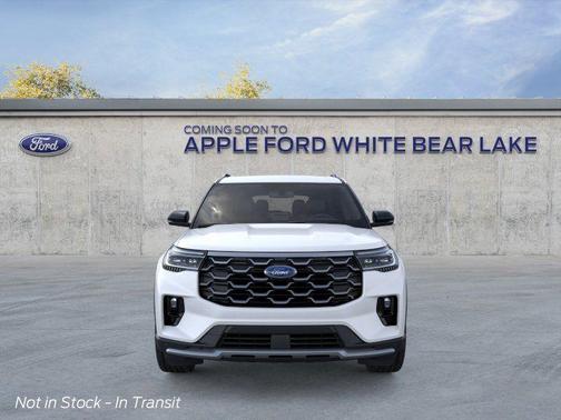 White Metallic 2026 Ford Explorer Platinum