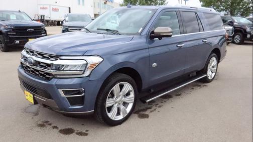 Infinite Blue Metallic Tinted Clearcoat 2023 Ford Expedition Max King Ranch