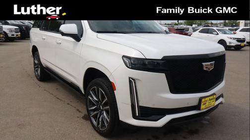 Crystal White Tricoat 2021 Cadillac Escalade ESV Sport Platinum
