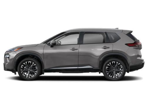 Everest White Pearl/Super Black 2024 Nissan Rogue Platinum