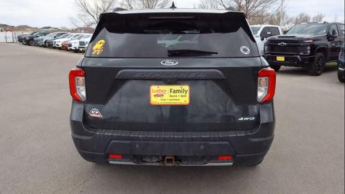 Forged Green Metallic 2022 Ford Explorer Timberline