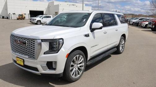 White Frost Tricoat 2024 GMC Yukon XL Denali