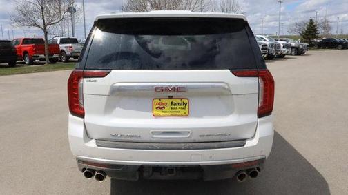 White Frost Tricoat 2024 GMC Yukon XL Denali