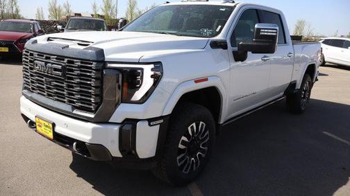 White Frost Tricoat 2024 GMC Sierra 3500 Denali