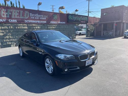 Black 2016 BMW 528 528i 4dr Sedan