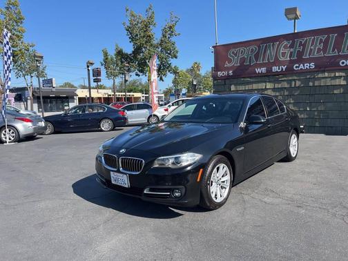Black 2016 BMW 528 528i 4dr Sedan