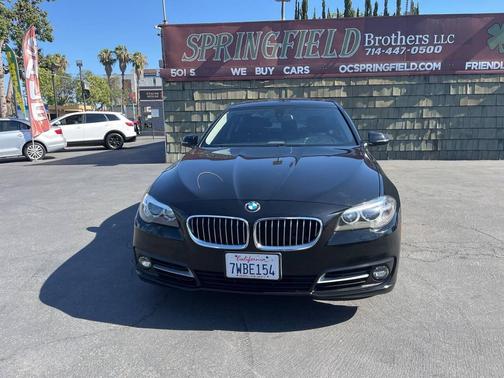 Black 2016 BMW 528 528i 4dr Sedan