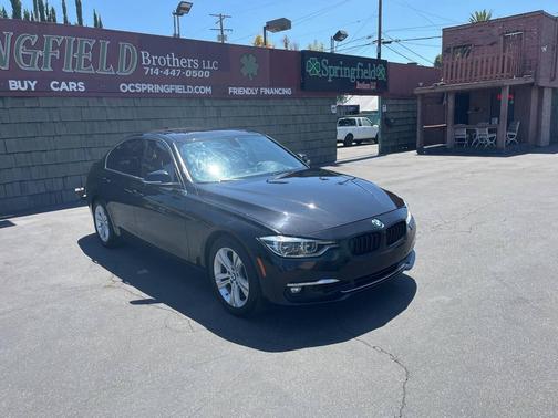 Black 2016 BMW 328 328i 4dr Sedan SULEV
