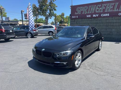Black 2016 BMW 328 328i 4dr Sedan SULEV
