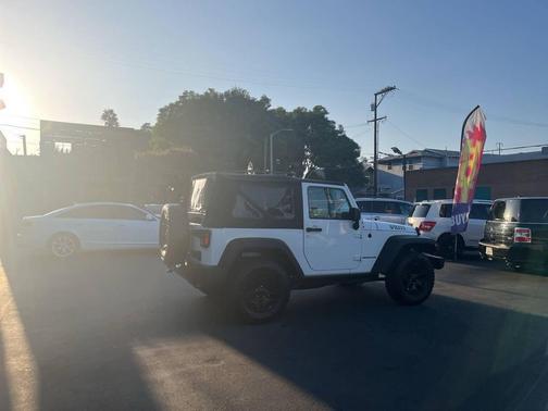 White 2016 Jeep Wrangler Willys Wheeler 4x4 2dr SUV