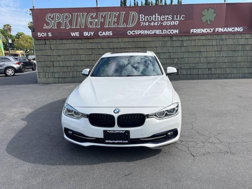 White 2016 BMW 328 328i 4dr Sedan SULEV
