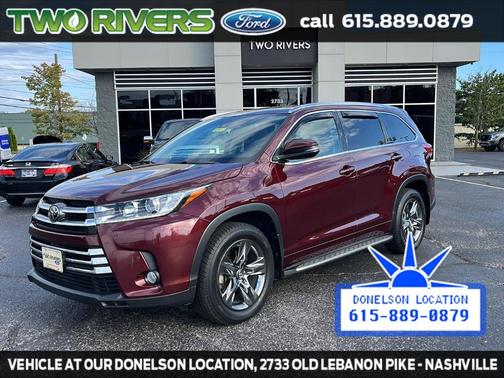 Ooh La La Rouge Mica 2017 Toyota Highlander Limited Platinum