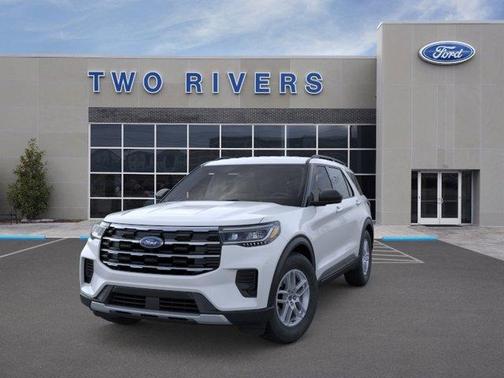 Space White Metallic 2026 Ford Explorer Active
