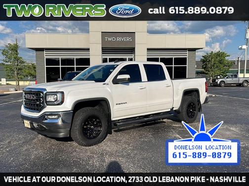 White Frost Tri-Coat 2018 GMC Sierra 1500 SLE