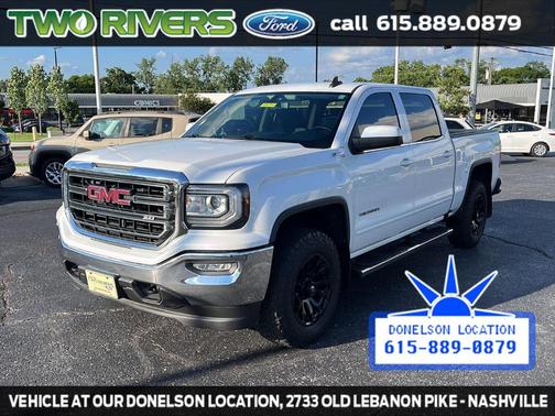 White Frost Tri-Coat 2018 GMC Sierra 1500 SLE