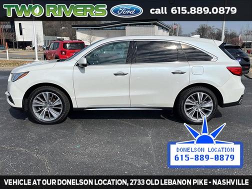 White Diamond Pearl 2018 Acura MDX 3.5L w/Technology Package