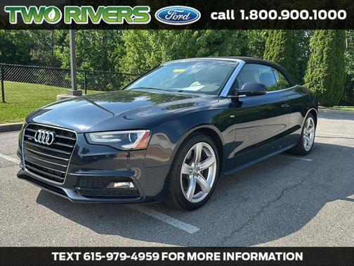 Moonlight Blue Metallic / Black Roof 2016 Audi A5 2.0T Premium Plus