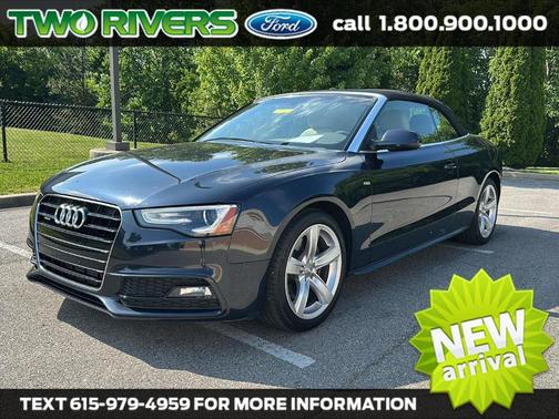 Moonlight Blue Metallic / Black Roof 2016 Audi A5 2.0T Premium Plus