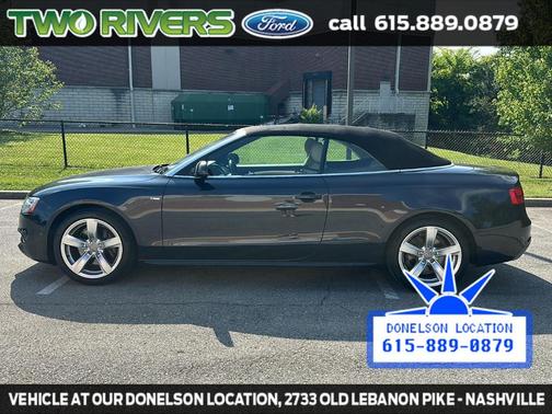 Moonlight Blue Metallic / Black Roof 2016 Audi A5 2.0T Premium Plus