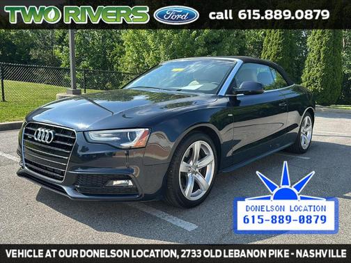 Moonlight Blue Metallic / Black Roof 2016 Audi A5 2.0T Premium Plus