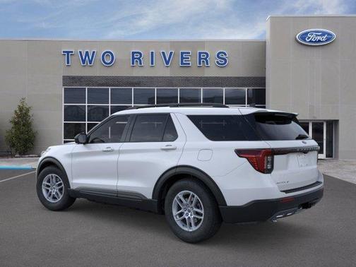 Space White Metallic 2026 Ford Explorer Active
