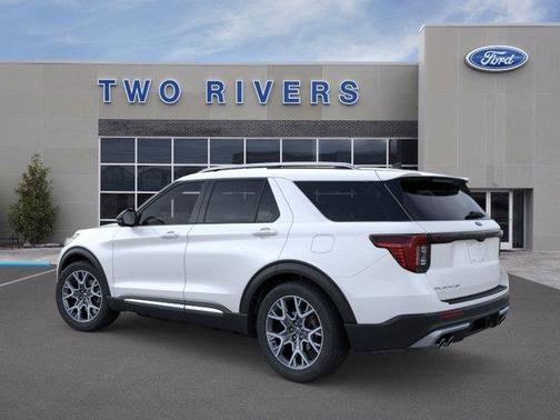 Star White 2025 Ford Explorer Platinum