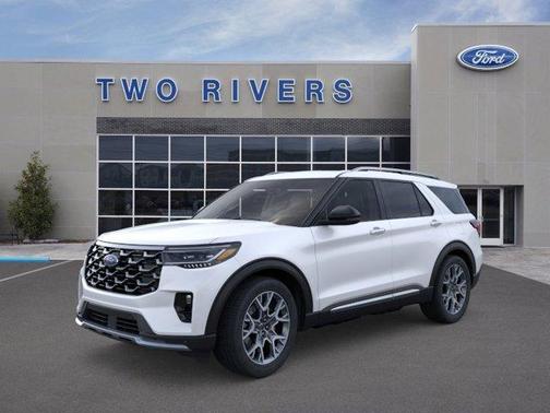Star White 2025 Ford Explorer Platinum