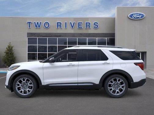 Star White 2025 Ford Explorer Platinum