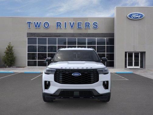 Space White Metallic 2026 Ford Explorer ST-Line
