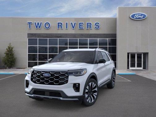 Space White Metallic 2026 Ford Explorer Platinum