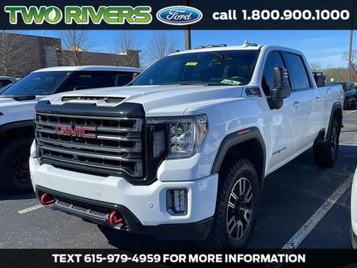 Summit White 2021 GMC Sierra 2500 AT4