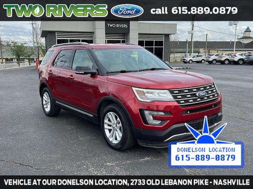 Ruby Red Metallic Tinted Clearcoat 2017 Ford Explorer XLT