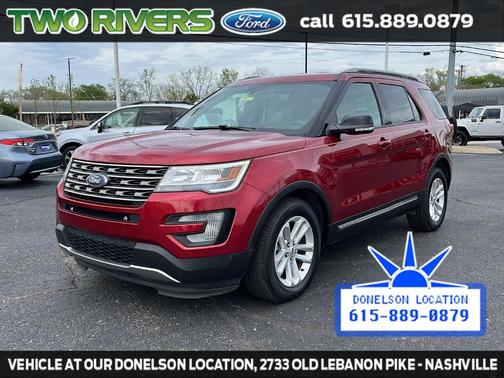 Ruby Red Metallic Tinted Clearcoat 2017 Ford Explorer XLT
