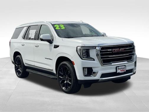 Summit White 2023 GMC Yukon SLT