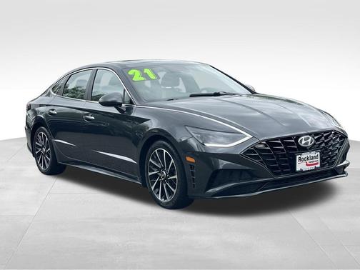 Gray 2021 Hyundai SONATA Limited