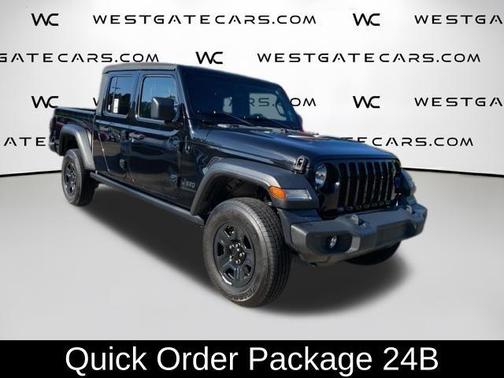 Black Clearcoat 2021 Jeep Gladiator Sport