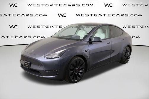 Blue 2023 Tesla Model Y Performance