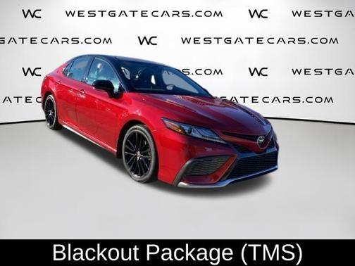 Midnight Black Metallic 2023 Toyota Camry XSE
