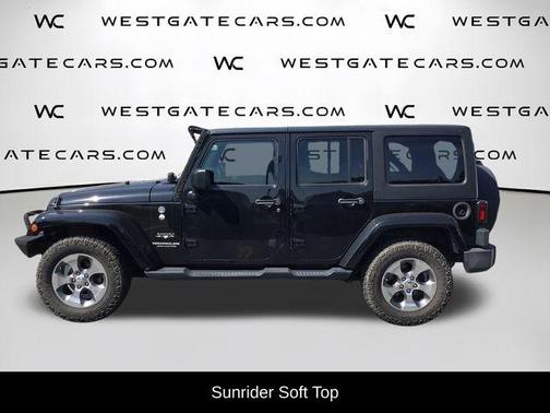 Black Clearcoat 2016 Jeep Wrangler Unlimited Sahara