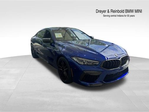 Marina Bay Blue Metallic 2024 BMW M8 Gran Coupe Competition