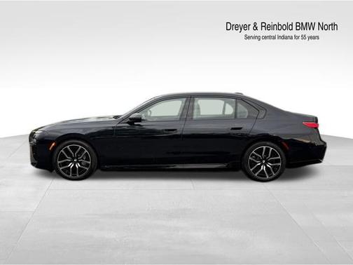 Carbon Black Metallic 2025 BMW i7 eDrive50