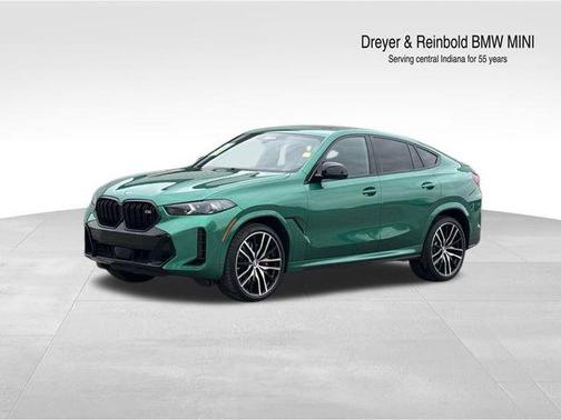 Green Metallic 2024 BMW X6 M60i