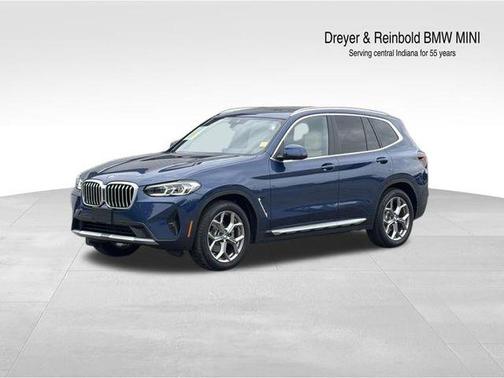 Blue Metallic 2024 BMW X3 xDrive30i