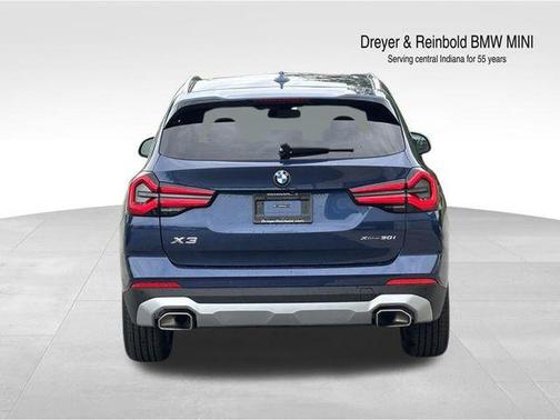 Blue Metallic 2024 BMW X3 xDrive30i