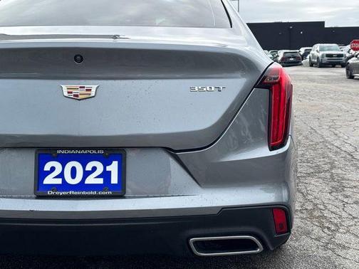 Satin Steel Metallic 2021 Cadillac CT4 Luxury